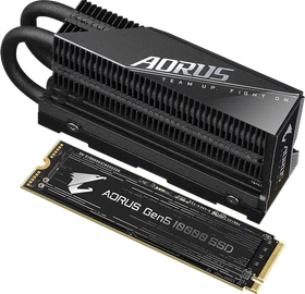 GIGABYTE AORUS GEN5 10000 SSD 2TB, M.2 2280 / M-Key / PCIe 5.0 x4, Kühlkörper