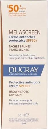 Pierre Fabre Ducray Melascreen schützende Creme gegen Pigmentflecken LSF50+, 50ml