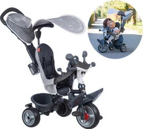 Smoby Baby Driver Plus 3 in 1 grau