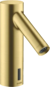 Hansgrohe AXOR Starck Elektronik-Waschtischmischer mit Temperaturvoreinstellung Batteriebetrieb brushed brass