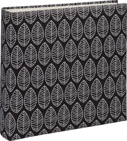 Hama Jumbo Fotoalbum La Fleur 30x30 / 100 weiße Seiten schwarz