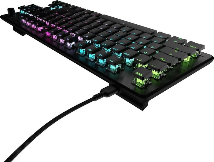 Turtle Beach Vulcan II TKL, schwarz, LEDs RGB, TITAN Mechanical Linear, USB, US