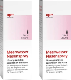 Pharma Aldenhoven apodiscounter Meerwasser Nasenspray, 40ml (2x 20ml)
