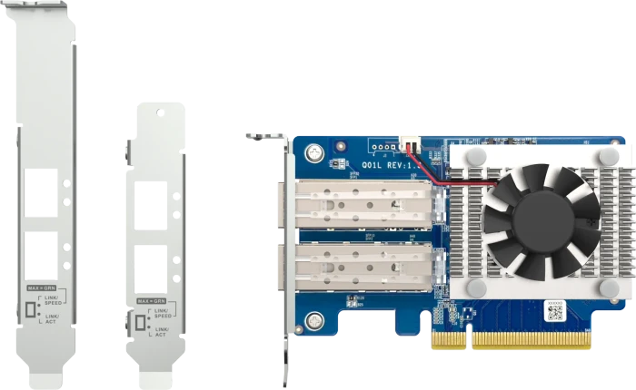 QNAP LAN-Adapter, 2x SFP+, PCIe 3.0 x8