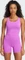 adidas All Me Medium-Support Long Line Bra Tanktop Sport-BH purple burst (Damen) Vorschaubild