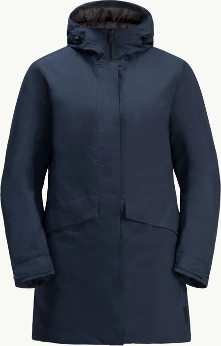 Jack Wolfskin Tempelhof Funktionsmantel night blue (Damen)
