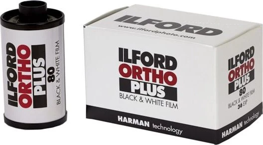 Ilford Ortho Plus 135/36 SW-Negativfilm