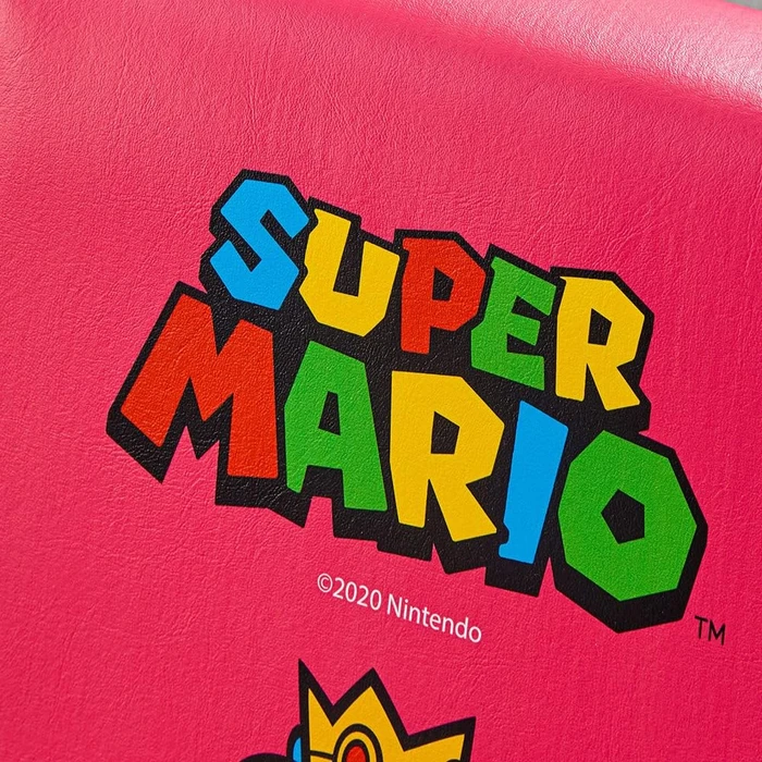 X Rocker Nintendo Super Mario All-Star Collection Floor Rocker Gamingstuhl, Peach rosa