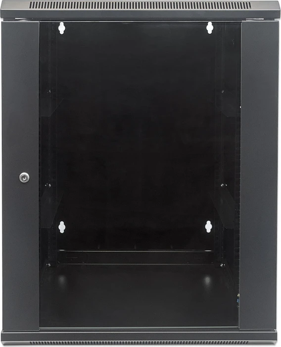 Intellinet Wandschrank 15HE, Sicherheitsglastür, IP2X, schwarz, 550mm tief