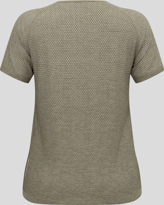 Odlo Essentials Seamless Funktionsshirt kurzarm vetiver melange (Damen)