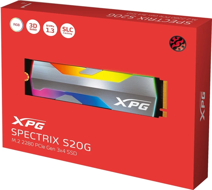 ADATA XPG Spectrix S20G 500GB, M.2 2280 / M-Key / PCIe 3.0 x4, Kühlkörper