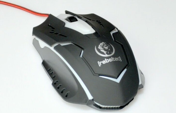 Rebeltec Cobra Gaming Mouse schwarz, USB
