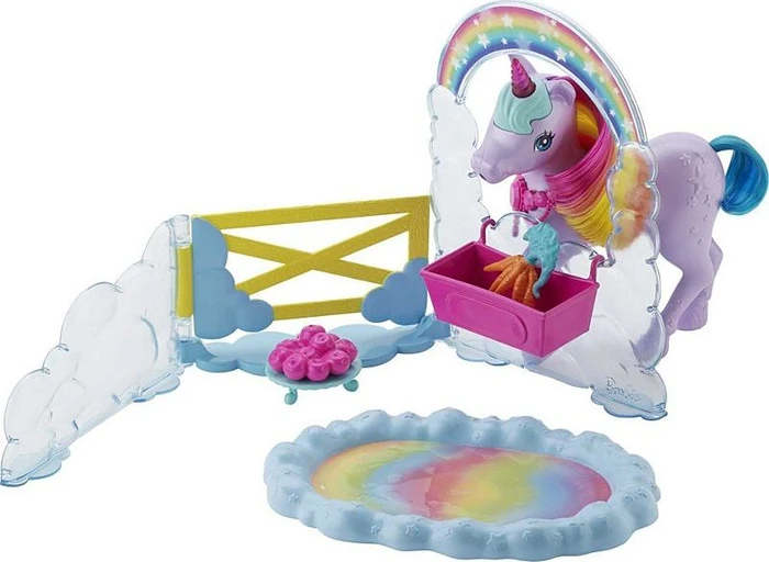Mattel Barbie - Dreamtopia Dreamtopia Playset with Barbie, Pet Unicorn & Color Change Potty