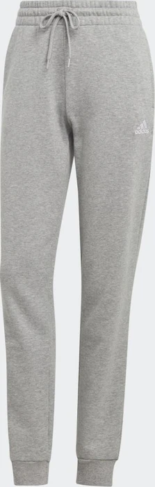 adidas Essentials Linear French Terry Cuffed Trainingshose lang medium grey heather/white (Damen)