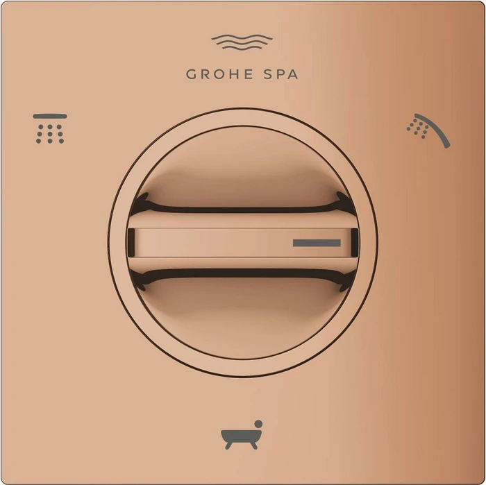 Grohe Allure 3-Wege Umstellung warm sunset