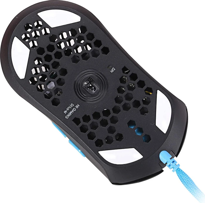 HK Gaming Sirius-M 3360 Gaming Mouse Phantom & Blue schwarz/blau, USB