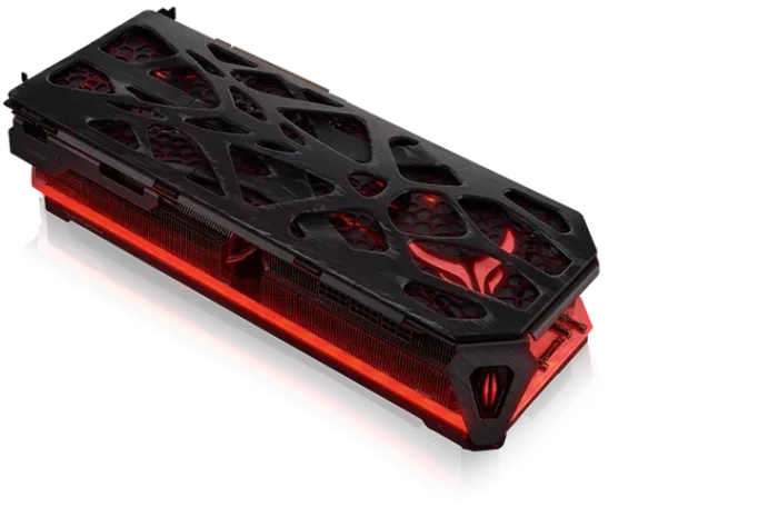 PowerColor Red Devil RX 7000 Series Devil Skin Backplate