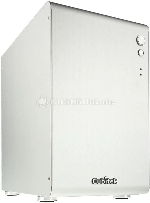 Cubitek Mini Cube silber, Mini-ITX