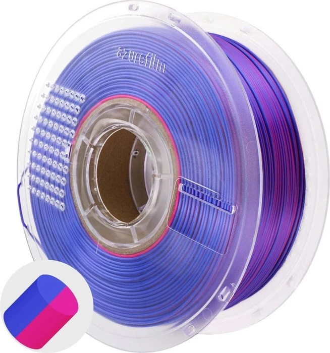 AzureFilm PLA Silk, Dual Color Velvet Bloom, Spule, 1.75mm
