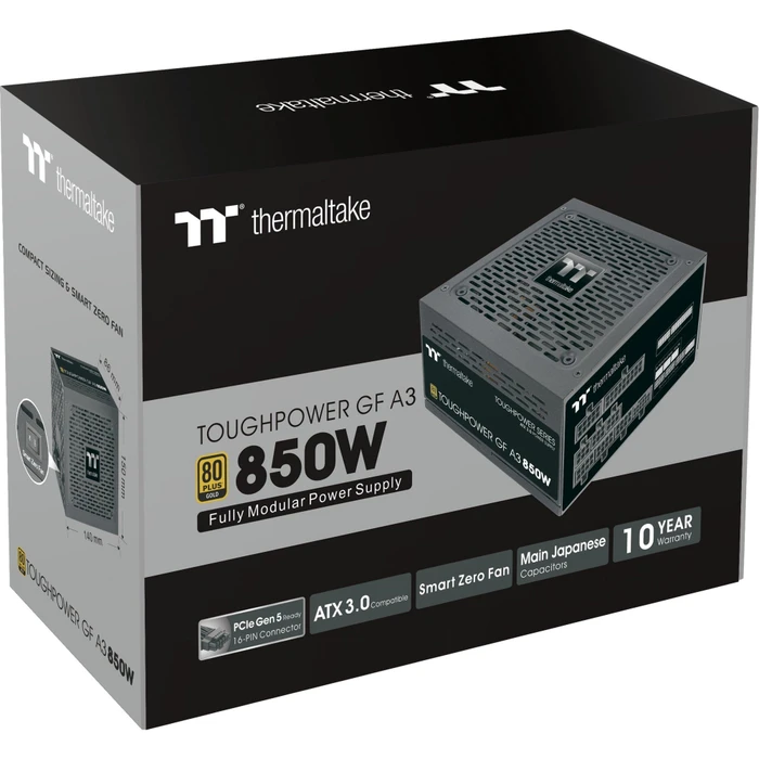 Thermaltake ToughPower GF A3 Gold 850W, ATX 3.0