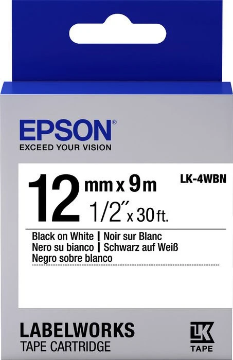 Epson Beschriftungsband 12mm metallic