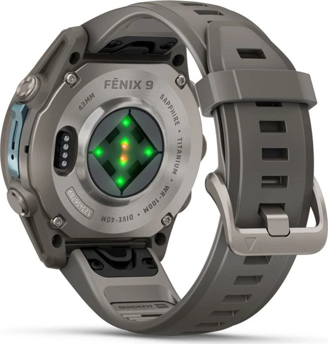 Garmin Fenix 9 43mm titanium/pebble grey