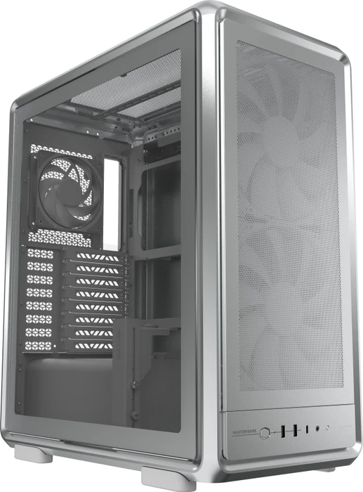 Cooler Master MasterFrame 500 Mesh, silber, Glasfenster