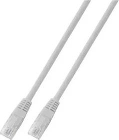 EFB Elektronik PVC CCA Patchkabel, Cat6, U/UTP, RJ-45/RJ-45, 30m, weiß