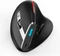 Zelotes F-36 Vertical Dual-Mode Wireless Mouse, schwarz, USB/Bluetooth Vorschaubild
