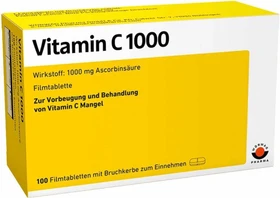 Wörwag Vitamin C 1000 Filmtabletten, 100 Stück