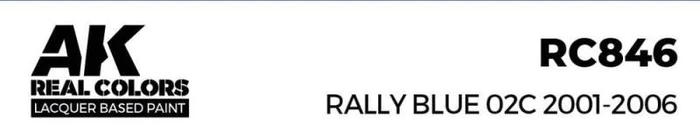 AK-Interactive 2nd Gen Real Colors rally blue 02c 2001-2006, 17ml