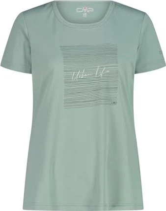 CMP Piqué Print Funktionsshirt kurzarm grün (Damen)