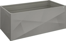 Biohort X-Design Hochbeet 2x1 quarzgrau-metallic