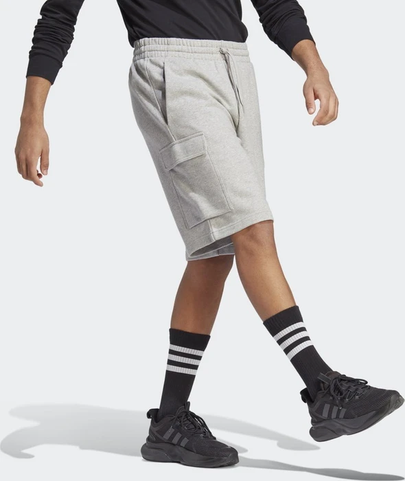 adidas Essentials French Terry Cargo Shorts medium grey heather (Herren)