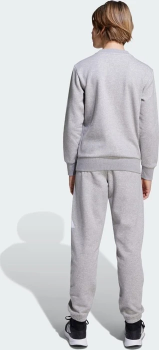 adidas Essentials Trainingsanzug medium grey heather/white (Junior)