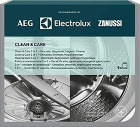 AEG Electrolux M2GCP600 Clean&Care Kit für Waschmaschinen und Geschirrspüler, 6 Stück