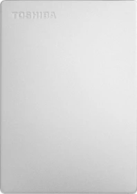 Toshiba Canvio Slim Silber, silber, 2TB, USB 3.0 Micro-B