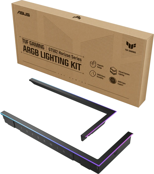 ASUS TUF GAMING GT502 Horizon ARGB Lighting Kit für ASUS TUF Gaming GT502 Horizon, Black, schwarz