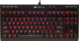 Corsair Gaming K63, LEDs rot, MX RED, USB, DE