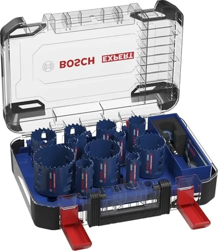 Bosch Professional EXPERT Multi Material PC Plus Lochsägen-Sortiment inkl. Koffer, 14-tlg.