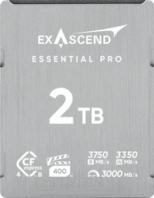 Exascend Essential Pro R3750/W3350 CFexpress 4.0 Type B 2TB