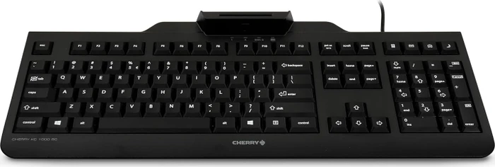 Cherry KC 1000 SC, schwarz, USB, CZ/SK