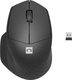 Natec Siskin 2 Wireless Silent Mouse schwarz, USB/Bluetooth (NMY-1970)