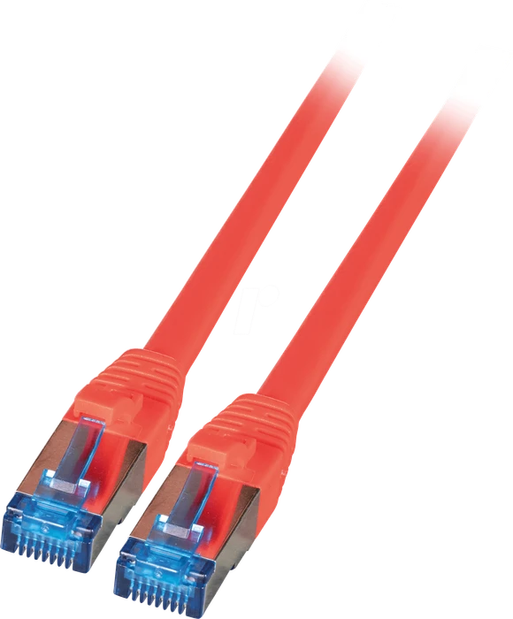 EFB Elektronik TPE Superflex Patchkabel, Cat7/Cat6a, S/FTP, RJ-45/RJ-45, 0.5m, rot