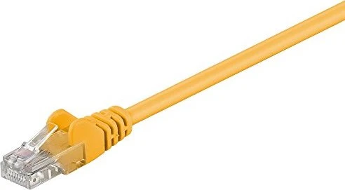 goobay Patchkabel, Cat6, U/UTP, RJ-45/RJ-45, 7.5m, gelb