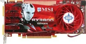 MSI Radeon HD 3870, RX3870-T2D512E-OC, 512MB DDR4, 2x DVI, S-Video