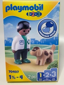 playmobil 1.2.3 Tierarzt mit Hund