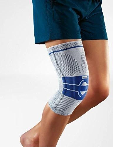 Bauerfeind GenuTrain Kniebandage A3 links Größe 6 titan, 1 Stück