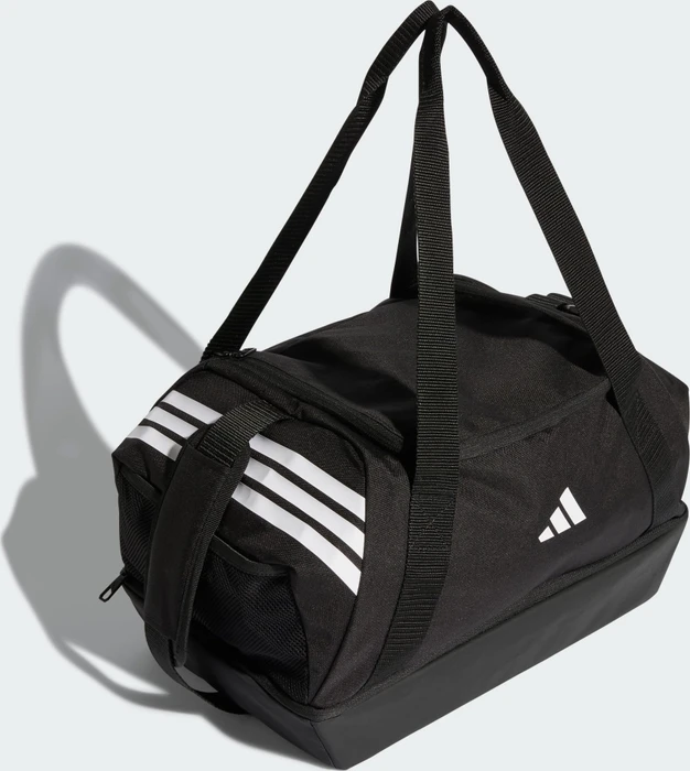 adidas Tiro Duffelbag S mit Bodenfach Sporttasche schwarz/weiß