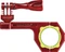 Rollei BullBar 34 Lenkerhalterung rot Vorschaubild